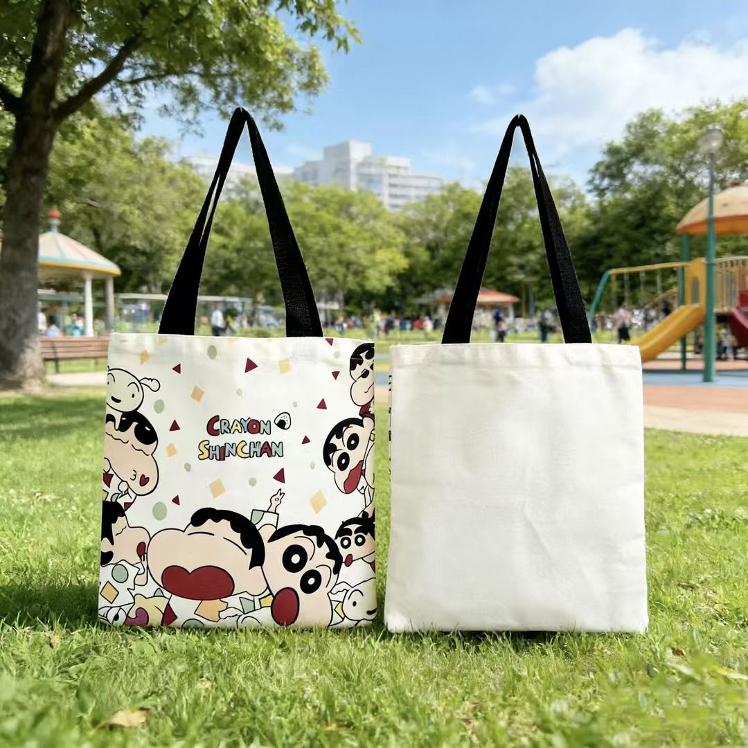 Women'S Bags Handbags - 2026 새로운 크레용 신짱 캔버스 토트