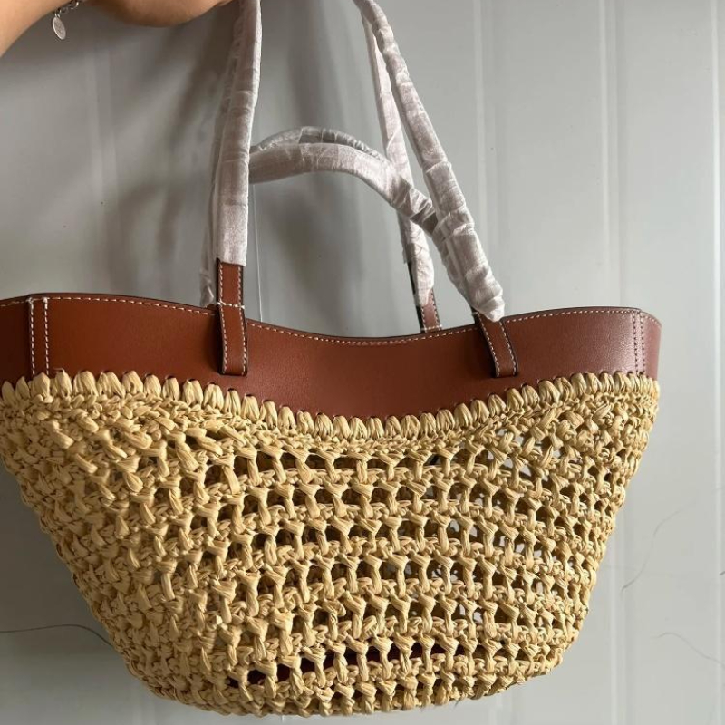 브랜드 중공 짠 비치 가방 틈새 패션 어깨 겨드랑이 가 - Women'S Raffia Bags 리뷰 및 가격