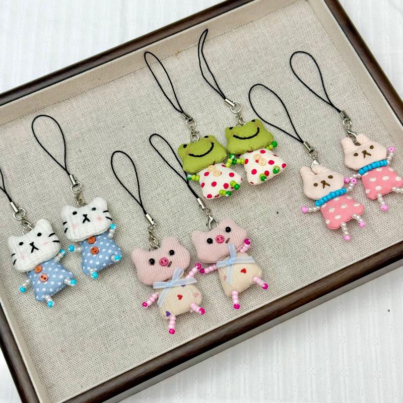 귀여운 개구리, 돼지, 고양이 모양의 펜던트 키링. 여 - Women'S Young Bags 리뷰 및 가격