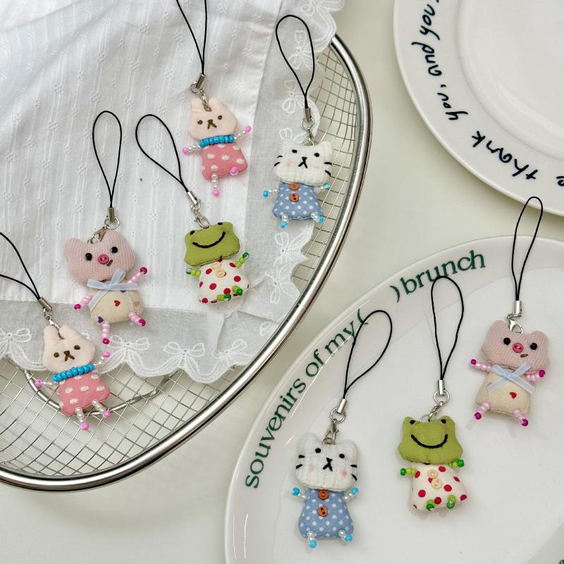 귀여운 개구리 돼지 고양이 펜던트 키체인 여성용 심플  - Women'S Young Bags 리뷰 및 가격