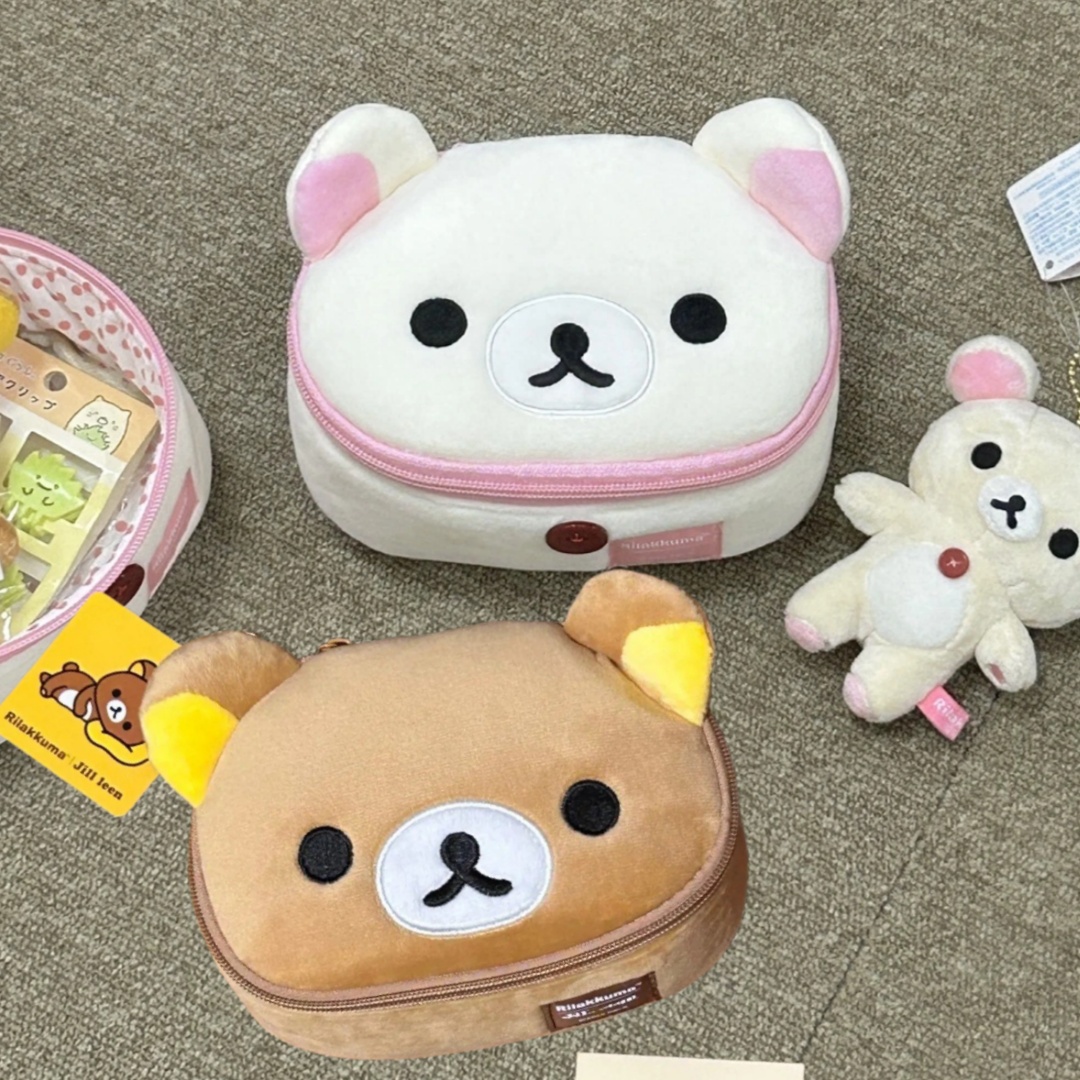 새로운 리락쿠마 공동 브랜드 만화 귀여운 플러시 베어  - Women'S Young Bags 리뷰 및 가격