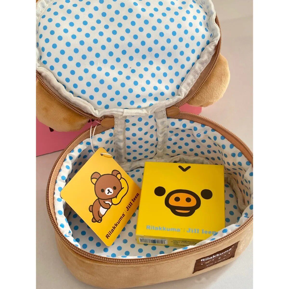 새로운 리락쿠마 공동 브랜드 만화 귀여운 플러시 베어  - Women'S Young Bags 리뷰 및 가격