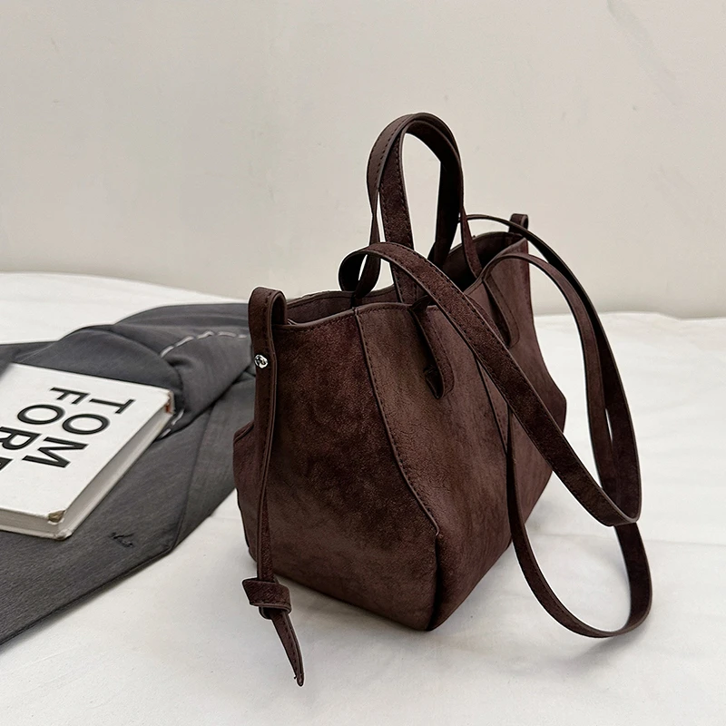 라이트 럭셔리 솔리드 PU 햅스 숄더백 2025 핫세일 - Women Bags On Sale 리뷰 및 가격